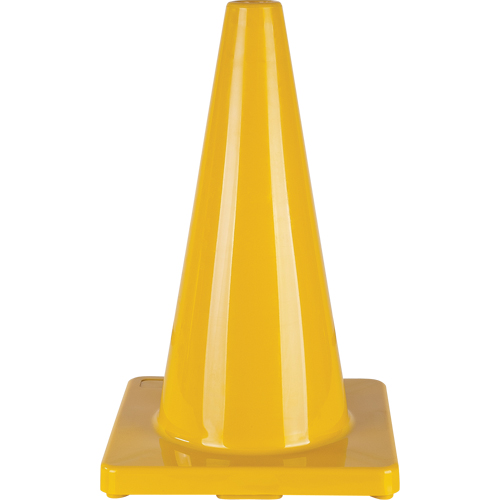 C&ocirc;ne de couleur pour la signalisation, 18", Jaune Southpoint Industrial Supply