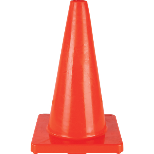 C&ocirc;ne de couleur pour la signalisation, 18", Orange Southpoint Industrial Supply