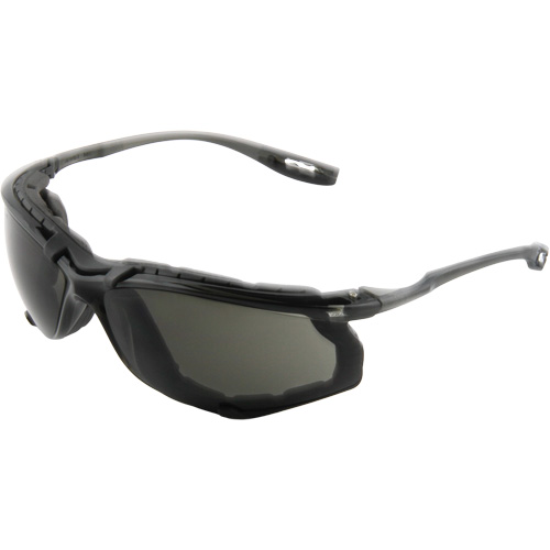 Virtua Safety Glasses with Foam Gasket, Grey/Smoke Lens, Anti-Fog, ANSI Z87+/Meets/Exceeds CSA Z94.3 Southpoint Industrial Supply