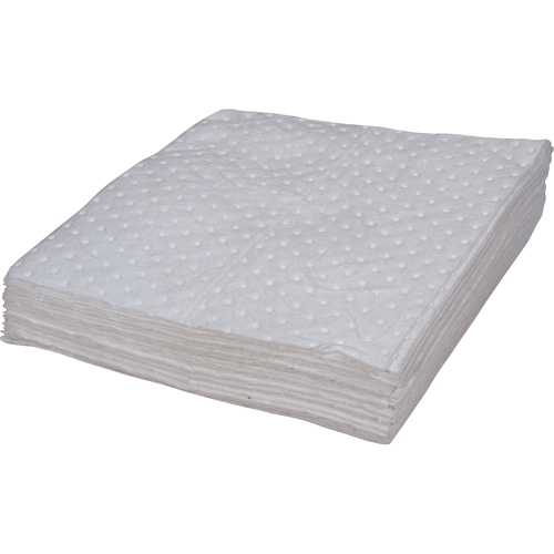 Premium Bonded Sorbent Pads, Oil Only, 15" x 17", 8 gal. Absorbancy Southpoint Industrial Supply