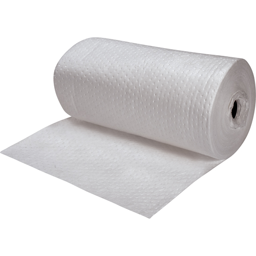 Premium Fine Fiber Sorbent Rolls, Heavyweight, 150' L x 30" W, 50 gal. Absorbancy Southpoint Industrial Supply
