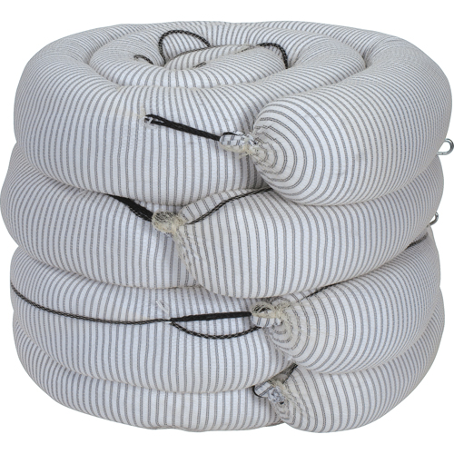 Premium Sorbent Boom, Universal, 10' L x 8" W, 70 gal. Absorbancy, 4 /Pack Southpoint Industrial Supply