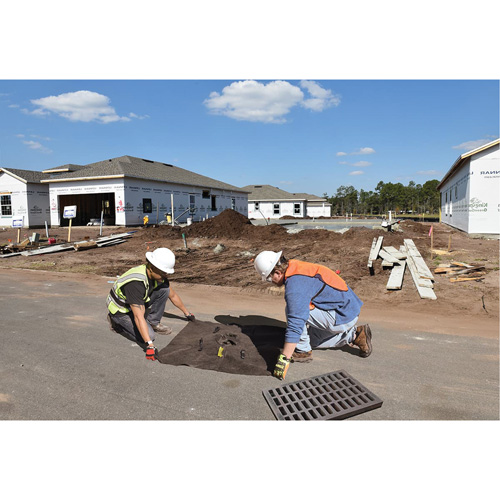 Bac de r&eacute;tention Plus Ultra-Drain Guard, Huile & s&eacute;diments, 60" lo x 60" la Southpoint Industrial Supply