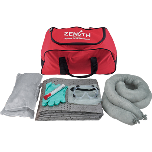 Trousse de lutte contre les d&eacute;versements pour v&eacute;hicules, Universel, Sac, Absorbance de 10 gal. US Southpoint Industrial Supply