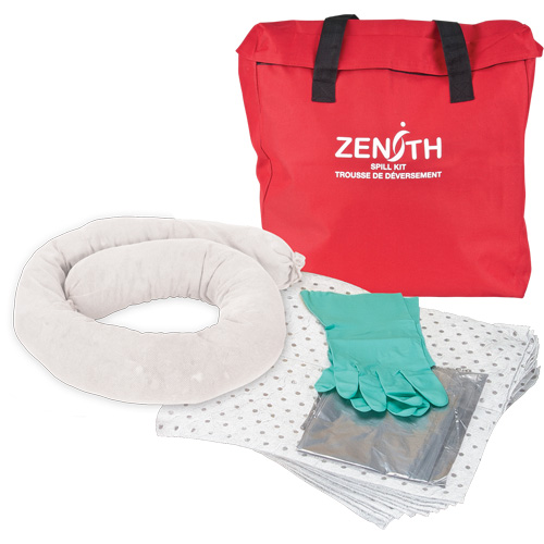 Trousse &eacute;conomique de lutte contre les d&eacute;versements, Huile seulement, Sac, Absorbance de 5 gal. US Southpoint Industrial Supply