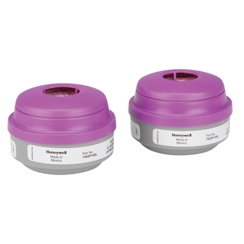 North&reg; N Series Respirator Cartridges, Gas/Vapour Cartridge, Acid Gas/P100 Southpoint Industrial Supply
