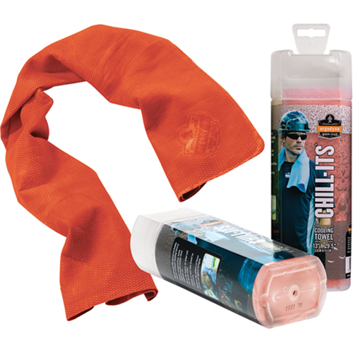 Chill-Its&reg; 6602 Cooling Towels, Hi-Vis Orange Southpoint Industrial Supply