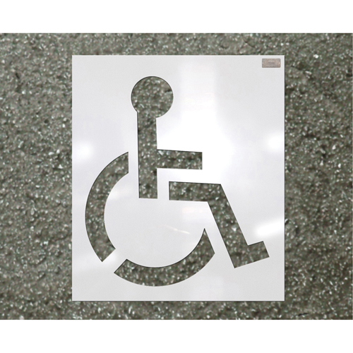 Pochoirs pour parc de stationnement, Pictogramme, 39" Southpoint Industrial Supply