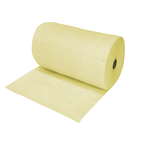 Rouleaux absorbants en fibres fines de calibre industriel, Poids moyen, 150' lo x 30" la, Absorption 50 gal. Southpoint Industrial Supply