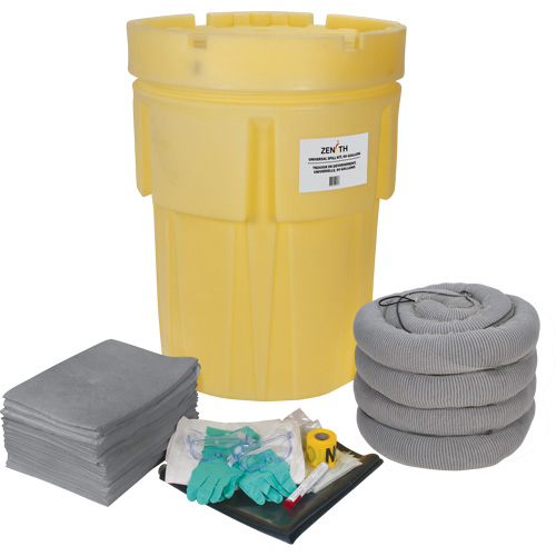 Spill Kit, Universal, Drum, 95 US gal. Absorbancy Southpoint Industrial Supply