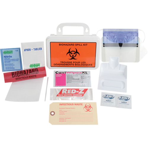 Deluxe Clean-Up Spill Kit, Biohazard, Case Southpoint Industrial Supply