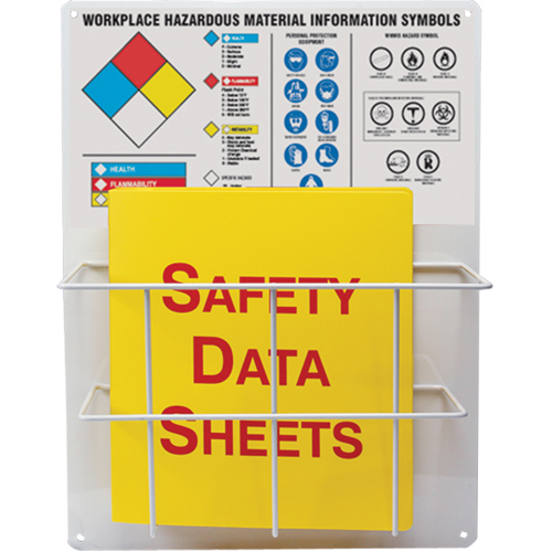 Haz-Mat Basket Style Centre Boards, English, Binders Included Southpoint Industrial Supply