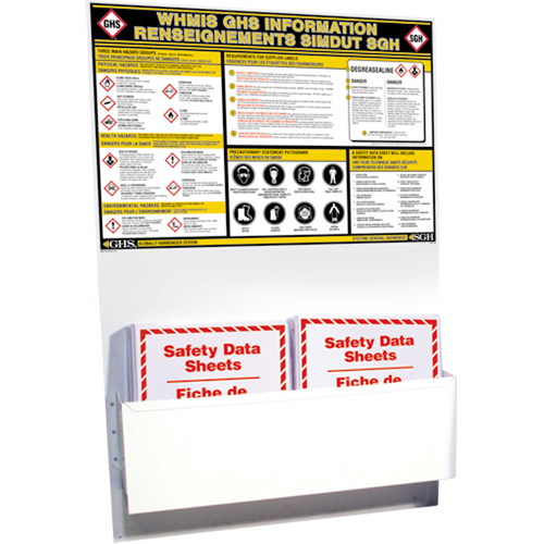 Postes d'information SGH, Anglais & français, Compris reliures Southpoint Industrial Supply