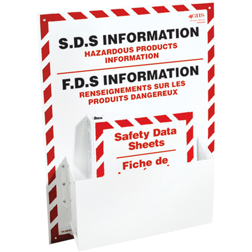 Postes d'information de fiches de donn&eacute;es de s&eacute;curit&eacute;, Anglais & français, Compris reliures Southpoint Industrial Supply