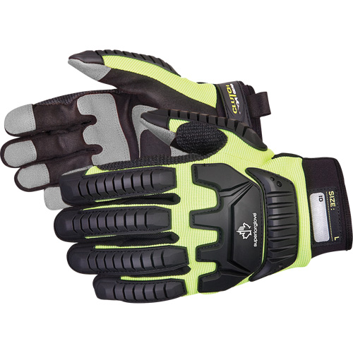 Clutch Gear&reg; Impact-Resistant Mechanic's Gloves, PVC Palm, Size Small Southpoint Industrial Supply