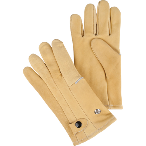 Gants de style conducteur, Grand, Paume en Cuir fleur de vache, Molleton Southpoint Industrial Supply