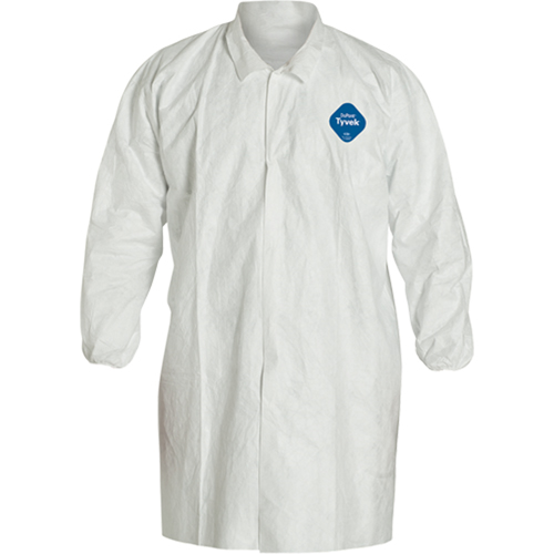 Lab Coat, Tyvek&reg; 400, White, Medium Southpoint Industrial Supply
