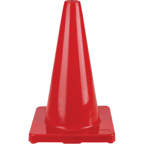C&ocirc;ne de couleur pour la signalisation, 18", Rouge Southpoint Industrial Supply
