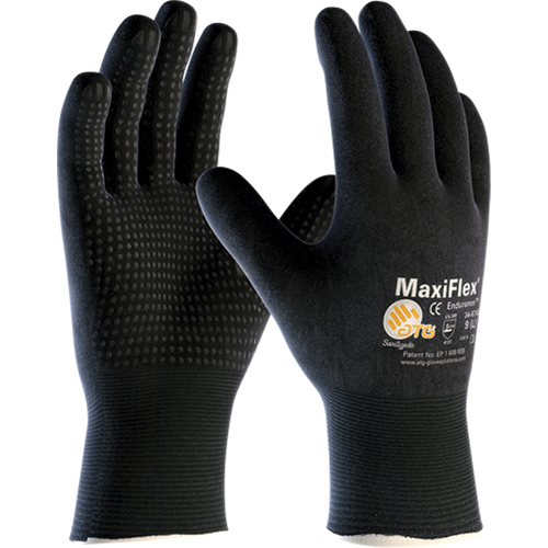 ATG MaxiFlex&reg; EnduranceTM 34-8745 Gloves, 7/Small, Foam Nitrile Coating, 15 Gauge, Nylon Shell Southpoint Industrial Supply