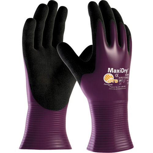 Gants ATG MaxiDry 56-426, 7/Petit, R&ecirc;vetement Nitrile, Calibre 15, Enveloppe en Nylon Southpoint Industrial Supply