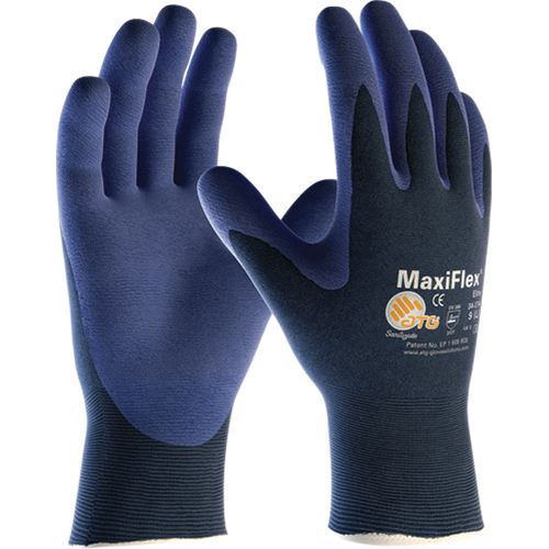 Gants ATG MaxiFlex Elite 34-274, 6/T-petit, R&ecirc;vetement Mousse de nitrile, Calibre 18, Enveloppe en Nylon Southpoint Industrial Supply