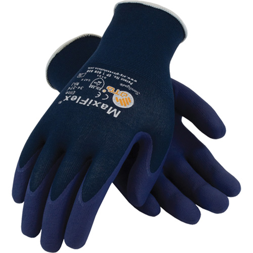 Gants ATG MaxiFlex Elite 34-274, 6/T-petit, R&ecirc;vetement Mousse de nitrile, Calibre 18, Enveloppe en Nylon Southpoint Industrial Supply