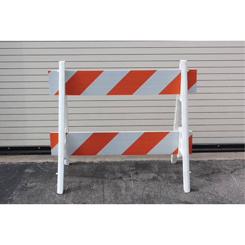 Barricades, A-Frame, 28.6" L x 40" H, Orange/White Southpoint Industrial Supply