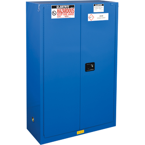 ChemCor&reg; Lined Hazardous Material Safety Cabinets, 45 gal., 43" x 65" x 18" Southpoint Industrial Supply