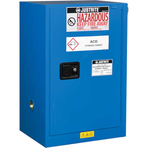 Armoires compactes doubl&eacute;es pour rangement de mati&egrave;res dangereuses Chem-Cor, 12 gal., 23,25" x 35" x 18" Southpoint Industrial Supply