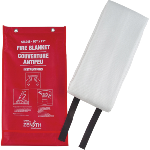 Fire Blanket, Fibreglass, 60"W x 71"L Southpoint Industrial Supply