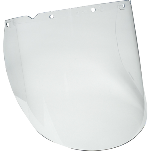 V-Gard&reg; Visor for Chemical and Splash Applications, Propionate, Clear Tint Southpoint Industrial Supply
