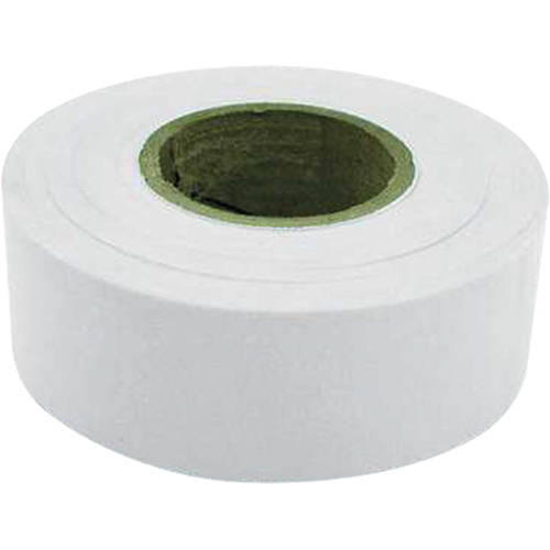 Flagging Tape, 1.2" W x 300' L, White Southpoint Industrial Supply