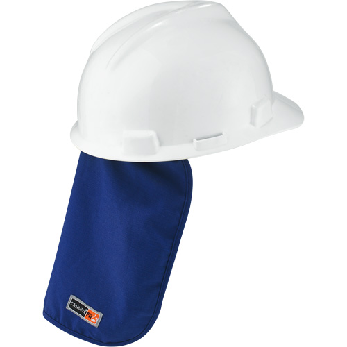 Chill-Its&reg; 6717FR Cooling FR Hardhat Pad & Neck Shade, Blue Southpoint Industrial Supply