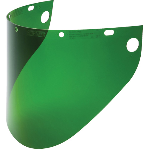 &eacute;cran facial Fibre-Metal offrant un champ de vision &eacute;tendu, Propionate, Teinte Vert Southpoint Industrial Supply