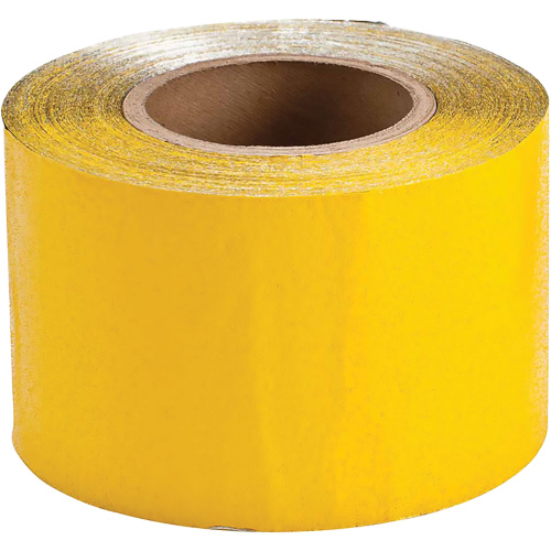 Ruban de marquage temporaire pour la chauss&eacute;e, 4" x 150', Vinyle, Jaune Southpoint Industrial Supply