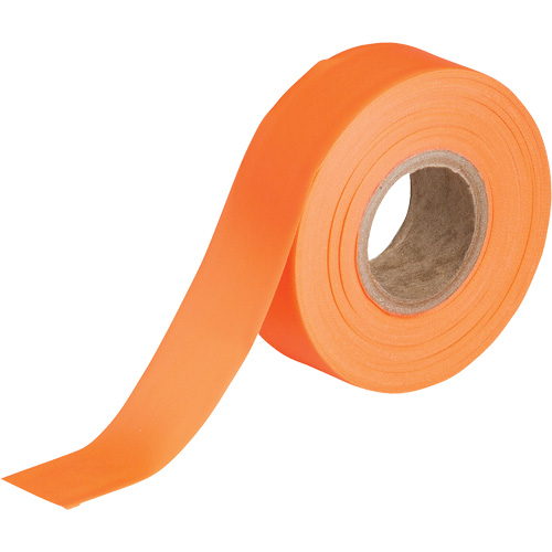 Flagging Tape, 1.188" W x 150' L, Fluorescent Orange Southpoint Industrial Supply