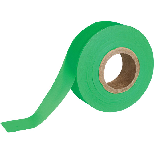 Flagging Tape, 1.188" W x 150' L, Fluorescent Green Southpoint Industrial Supply