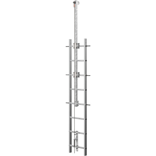 Vi-Go Continuous Ladder Climbing Safety System with Automatic Pass-Through, Stainless Steel Southpoint Industrial Supply