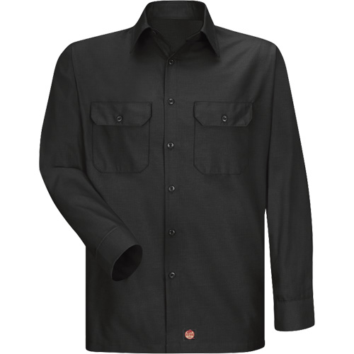 Chemise &agrave; manches longues en tissu ind&eacute;chirable, Hommes, 3T-Grand, Noir Southpoint Industrial Supply