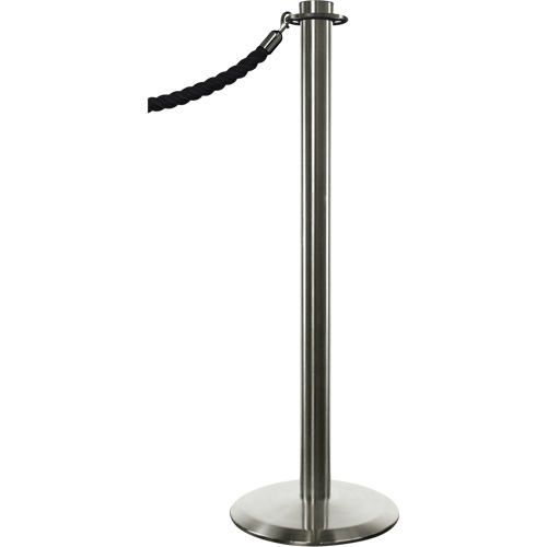 Portable Posts, 34" High, Satin Chrome Southpoint Industrial Supply