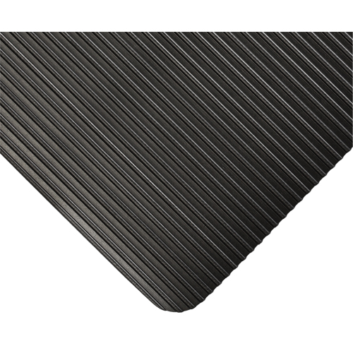 KleenSweep Mat No.391, Runner, 4' x 105' x 1/8", Black Southpoint Industrial Supply