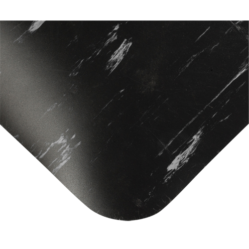 Tile-Top Select Anti-Microbial Mats No.494, Smooth, 2' x 10' x 1/2", Black/White, PVC Southpoint Industrial Supply