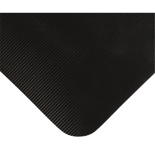 Double Duty Switchboard Mats No.720, Corrugated, 3' x 10' x 5/8", Black, PVC Southpoint Industrial Supply