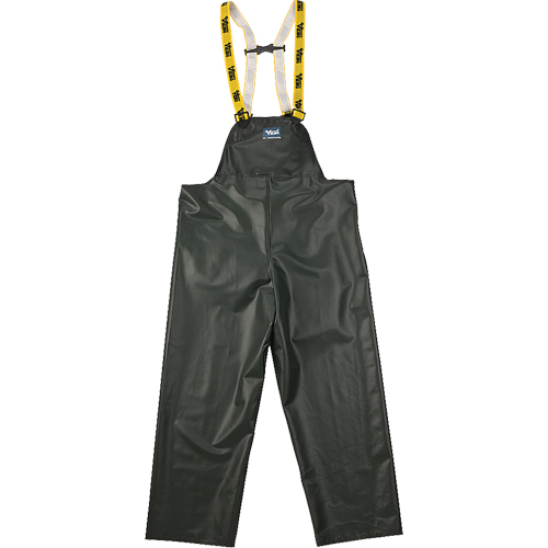 Journeyman Chemical Resistant Rain Bib Pants, 3X-Large, Green, Polyester/PVC Southpoint Industrial Supply