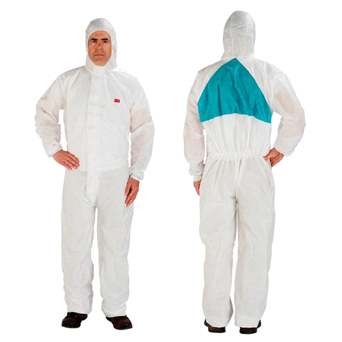 Protective Coveralls, 2X-Large, White, Polypropylene/SMS Southpoint Industrial Supply
