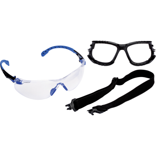 Lunettes de s&eacute;curit&eacute; Solus avec ensemble de lentilles Scotchgard, Lentille Transparent, Antibu&eacute;e, R&eacute;pond ou surpasse la norme CSA Z94.3 Southpoint Industrial Supply