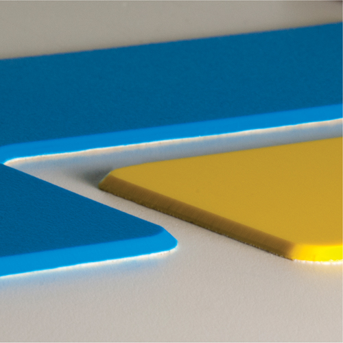 Armor Stripe Lean/5S Markers, T, 6" L x 6" W, Orange, Plastic Southpoint Industrial Supply