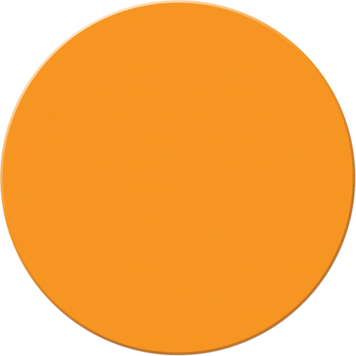 Armor Stripe Lean/5S Markers, Circle, 6" L x 6" W, Orange, Plastic Southpoint Industrial Supply