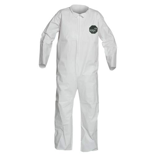 ProShield&reg; 50 Coveralls, X-Large, White, Microporous Southpoint Industrial Supply