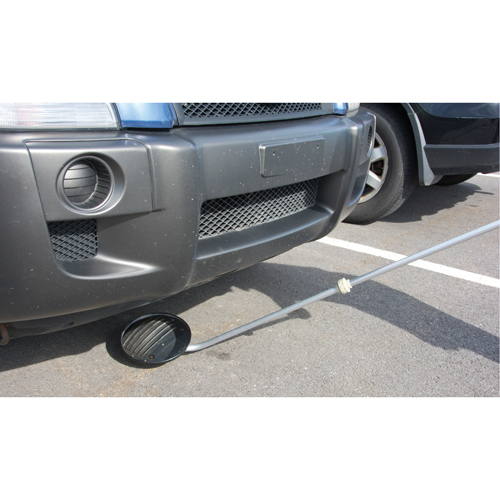 Inspection Mirror, 8.5" dia., Round, 47" Handle Southpoint Industrial Supply